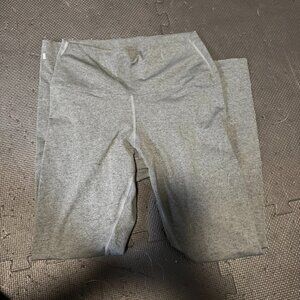 NoBull Full length heathered grey leggings High Rise